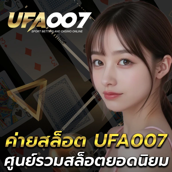 ค่ายสล็อต UFA007 รวมเกมสล็อตแตกง่ายจากค่ายดัง ระบบลื่น กระเป๋าเดียว ปั่นได้ทุกเกมในที่เดียว